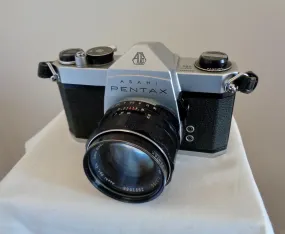 Pentax Asahi SP500 35mm SLR Camera With 55mm f2 Takumar Lens