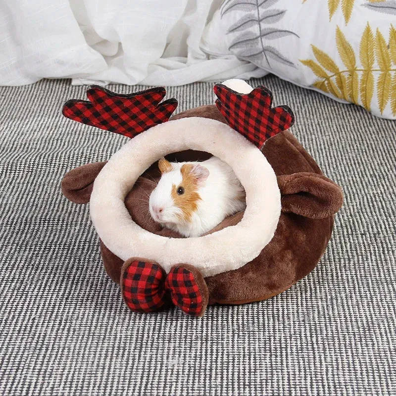 Pet House Cage for Guinea Pigs, Ferrets, Hamsters, Hedgehogs, Rabbits, Rats | Super Warm Small Animal Cage Accessories