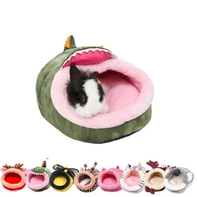 Pet House Cage for Guinea Pigs, Ferrets, Hamsters, Hedgehogs, Rabbits, Rats | Super Warm Small Animal Cage Accessories