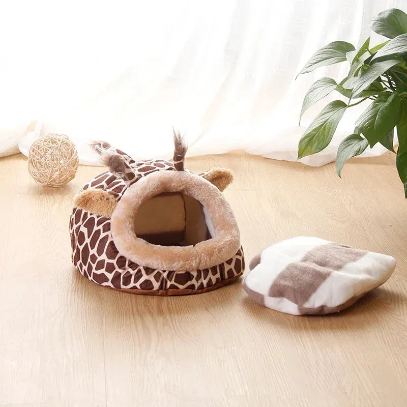 Pet House Cage for Guinea Pigs, Ferrets, Hamsters, Hedgehogs, Rabbits, Rats | Super Warm Small Animal Cage Accessories