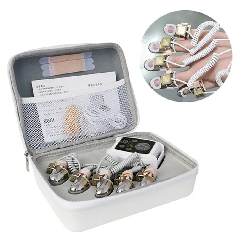 Portable Gravitational Diamond Finger Face Lifting Body Massage Radio Frequency Microcurrent Golden Finger RF EMS Beauty Machine