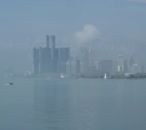 "Blue Detroit" by Mary Mans