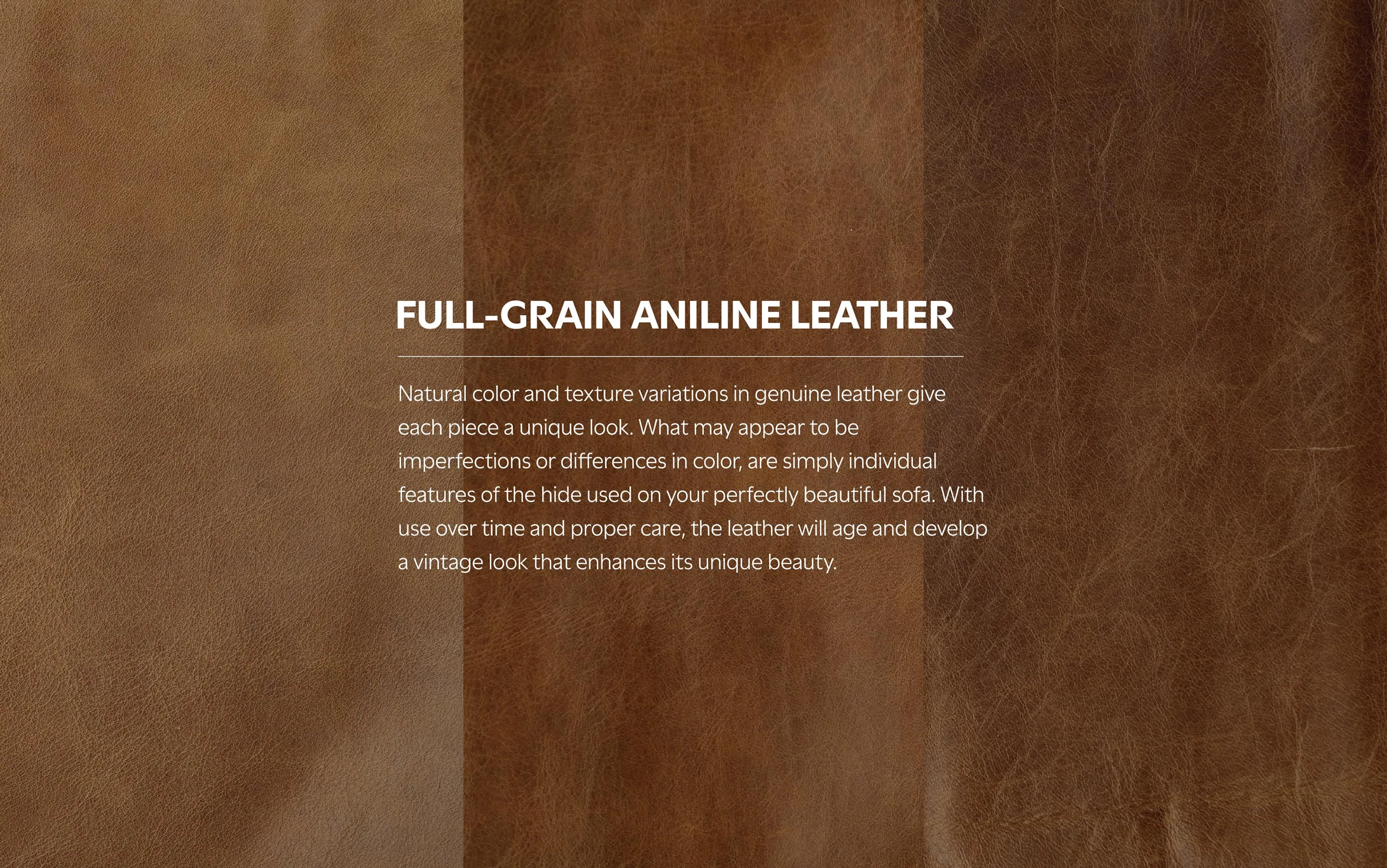 Rex Left Sectional and Ottoman in Genuine Leather