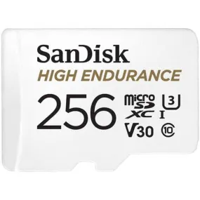 SanDisk High Endurance 256GB microSDHC UHS-I 100MB/s Memory Card - V30