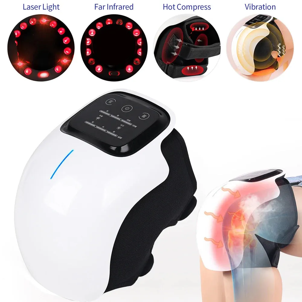 Smart Knee Massager Electric Heating Knee Pad Air Pressotherapy 2023 Massager Arthritis Pain Therapy Joint Relief Infrared