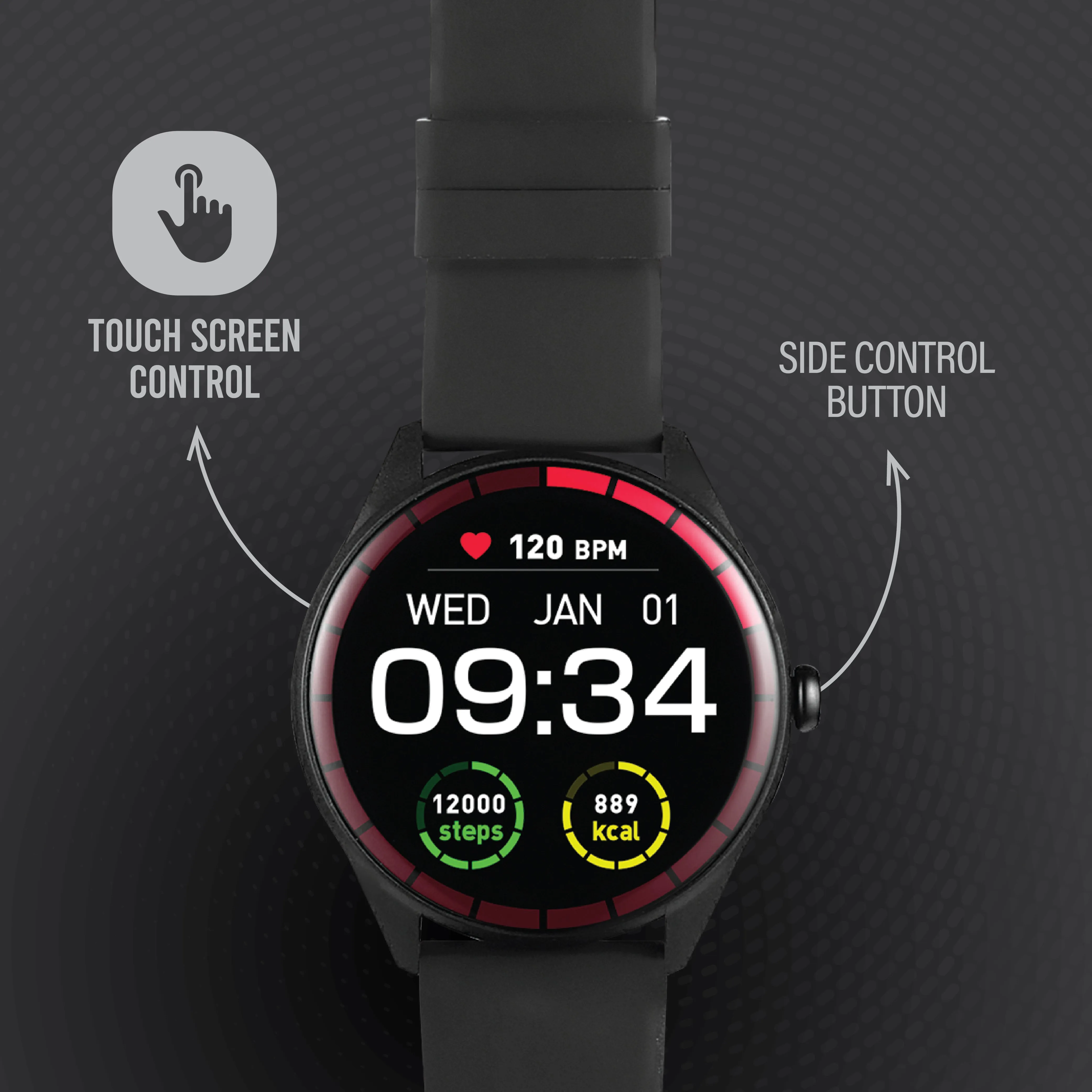 Smart Watch | Health Fitness & Lifestyle Smart Watch for Men or Women | SF Fit Sync Series