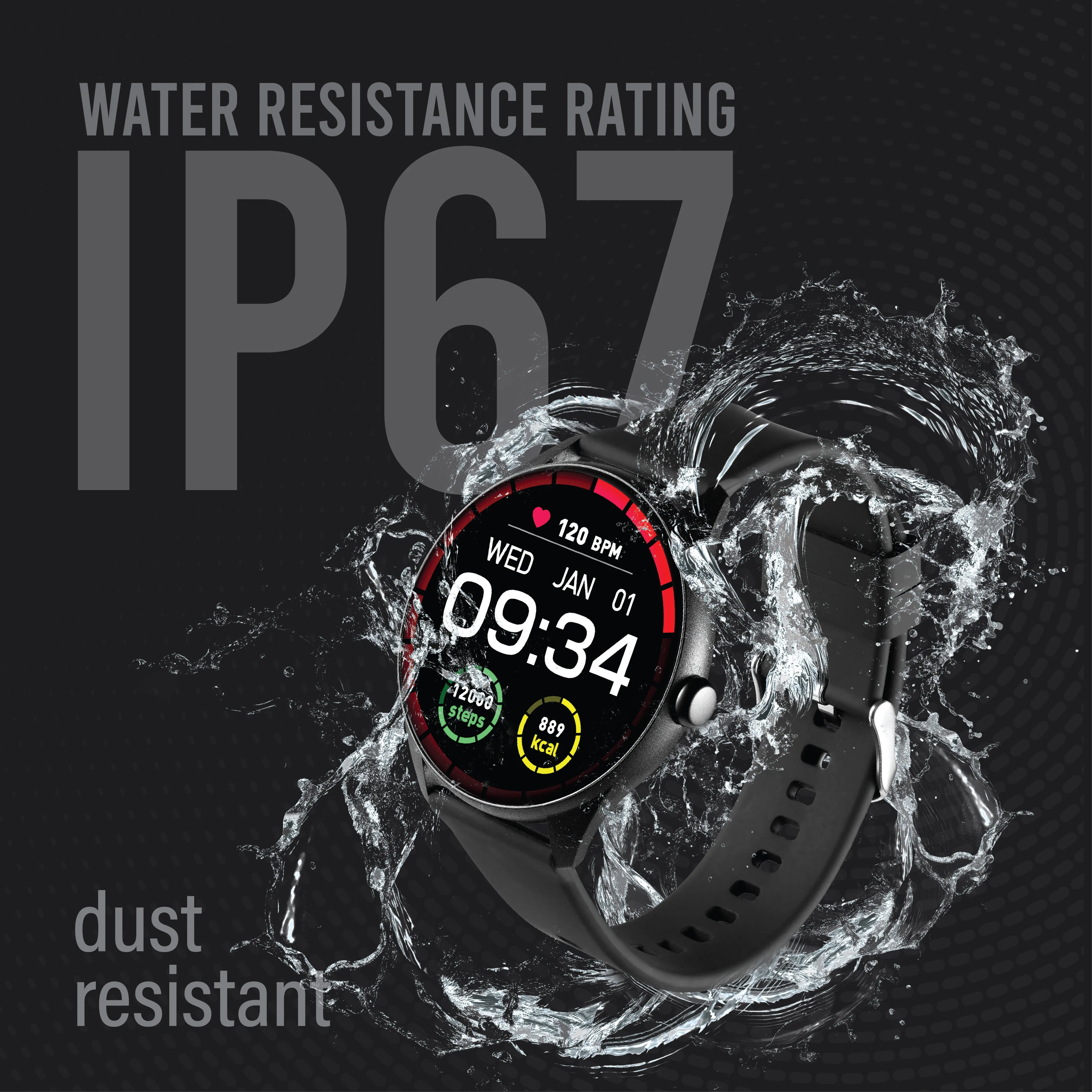 Smart Watch | Health Fitness & Lifestyle Smart Watch for Men or Women | SF Fit Sync Series