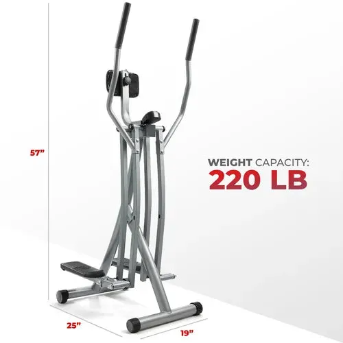 Sunny Health & Fitness Air Walk Cross Trainer Elliptical Machine Glider