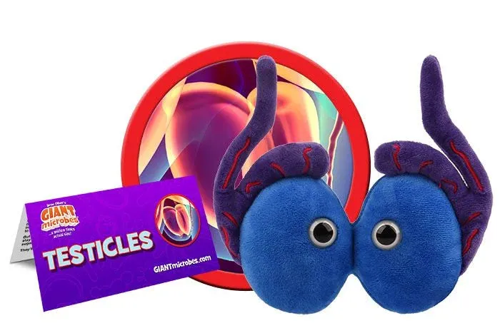 Testicles Giant Microbe Plush