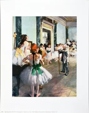 The Dancing Class by Edgar Degas