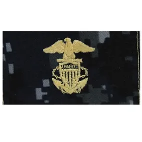 USNSCC / NLCC - Instructor Collar Device on Blue Digital Embroidered Left Side Only
