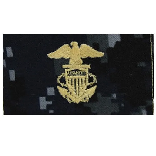 USNSCC / NLCC - Instructor Collar Device on Blue Digital Embroidered Left Side Only