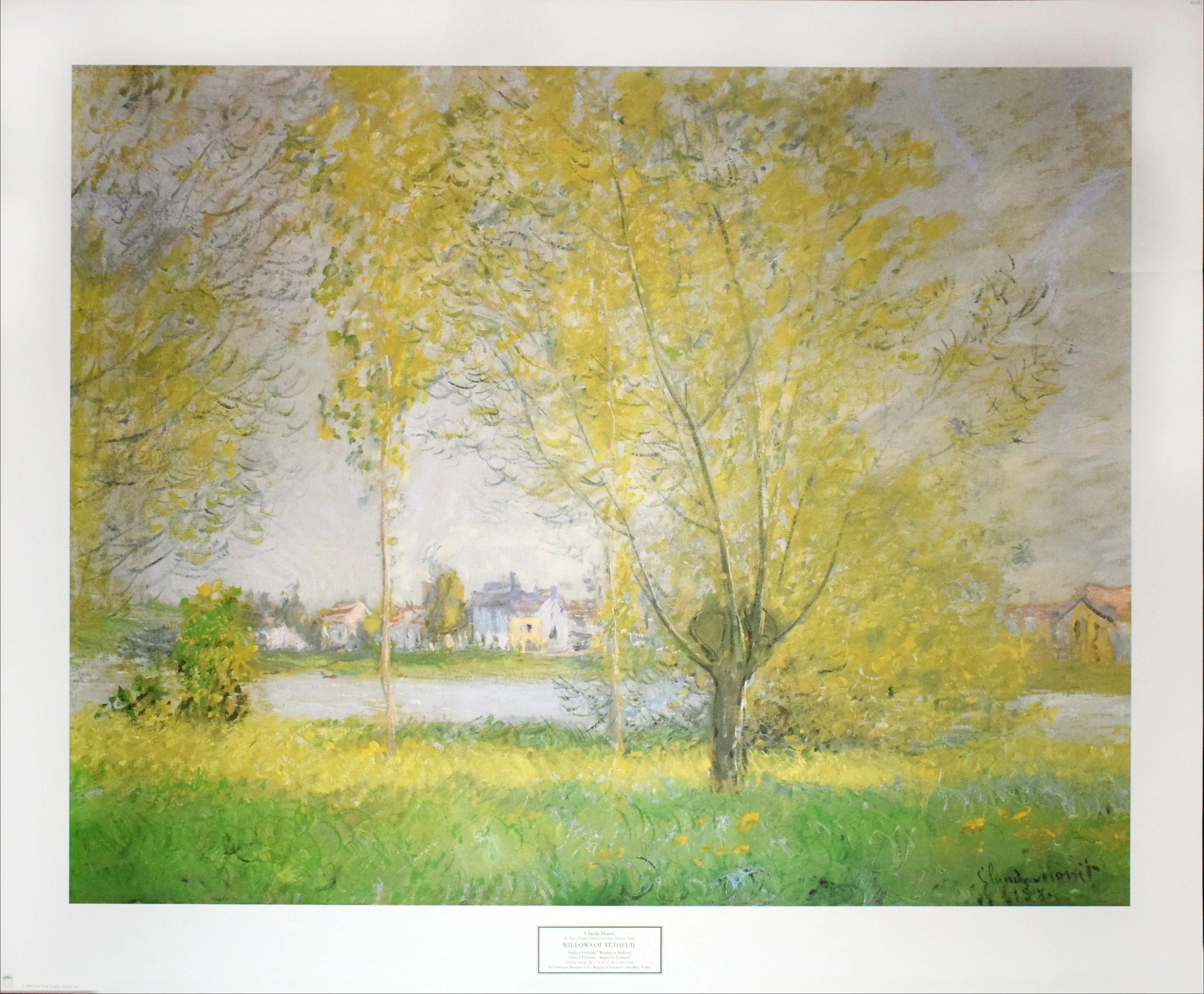 Willows of Vetheuil by Claude Monet