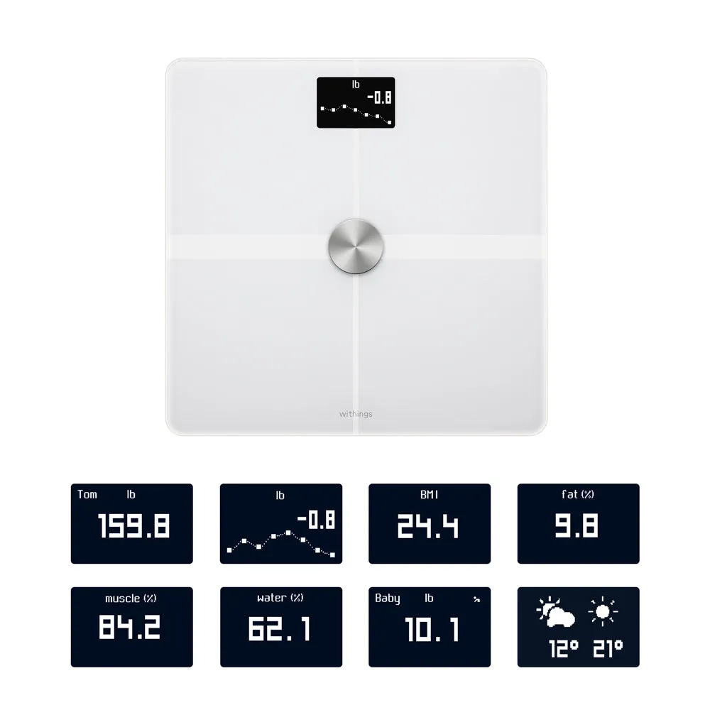 Withings Body  - Body Composition Wifi Smart Scale - White