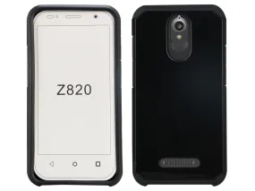 ZTE Obsidian | ZTE Z820 Case, SlimHybrid Dual Layer Armor[Impact/Shock Resistant] Case for ZTE Obsidian | ZTE Z820 - Black